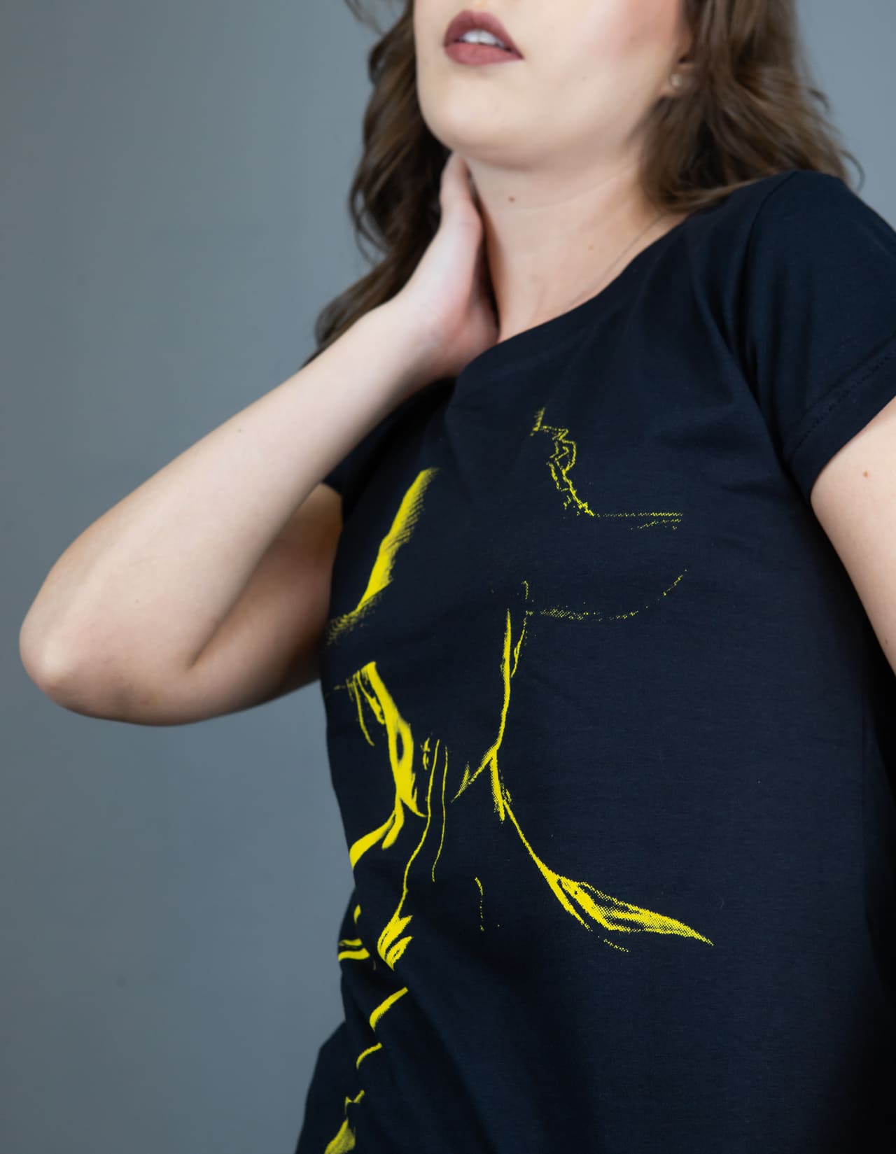 Camiseta Tradicional Feminina - PRETA LDI